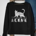 Schrödingers Cat Is Tot Und Livig Physics Sweatshirt Geschenke für alte Frauen