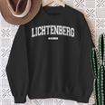 Schwarzes Sweatshirt im Lichtenberg College-Stil, Design für Studenten Geschenke für alte Frauen