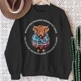 Scotland Highland Cow Mit Schottischem Gedichton Robert Burns Sweatshirt Geschenke für alte Frauen