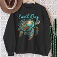 Sea Turtle Earth Day Save The Earth Sweatshirt Gifts for Old Women