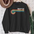 Seattle Retro Style Hometown Pride Sweatshirt Gifts for Old Women