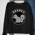Secret Squirrel Military Intelligence Usaf Patch Sweatshirt Gifts for Old Women