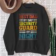 Security Guard Best Dad By Day Officer By Night Sweatshirt Gifts for Old Women