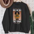 She Remembered Who She Was Black History Month Blm Melanin Sweatshirt Gifts for Old Women