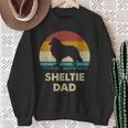 Sheltie Dad For Sheltie Dogintage Sweatshirt Geschenke für alte Frauen