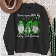 Shenanigans With My Gnomies St Patrick's Day Xray Tech Sweatshirt Gifts for Old Women