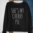 She's My Cherry Pie I Yam Couple's Matching Costume Sweatshirt Gifts for Old Women