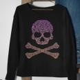 Silhouette Icon Pirate Skull & Crossbones Girls Pirate Sweatshirt Gifts for Old Women