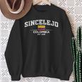 Sincelejo Colombia 1535 Schwarzes Sweatshirt, Stadtnamen Design Geschenke für alte Frauen