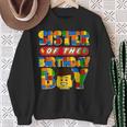 Sister Of The Birthday Boy Building Brick Family Matching Sweatshirt Gifts for Old Women