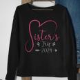Sisters Trip 2024 Girls Road Trip 2024 Vacation Lovers Sweatshirt Gifts for Old Women