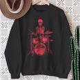 Skeleton Drummer On Drums For Musicians Sweatshirt Geschenke für alte Frauen