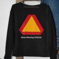 Slow Moving Vehicle On The Back Sweatshirt Gifts for Old Women