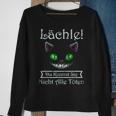 Smile Du Kannst Sie Nicht Alle Töten Cheshire Cat Black Sweatshirt Geschenke für alte Frauen