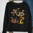 Snakes Reptile Science Biology Sweatshirt Gifts for Old Women