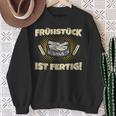 Snus Frühstück Ist Fertig Chew Tobacco Nicotine Snus Sweatshirt Geschenke für alte Frauen