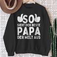 So Sieht Der Beste Papa Der Welt Aus Geschenke Zumatertag Sweatshirt Geschenke für alte Frauen