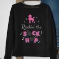 Sock Hop Costume Pink Poodle Sweatshirt Gifts for Old Women
