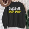 Softball Pop Pop Of A Softball Player Pop Pop Sweatshirt Gifts for Old Women