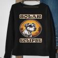 Solar Eclipse 2024 Dog Total Solar Astronomy Sweatshirt Gifts for Old Women