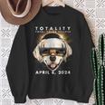 Solar Eclipse 2024 Golden Retriever Dog Sweatshirt Gifts for Old Women