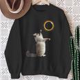 Solar Eclipse 2024 Ragdoll Cat America Totality Sweatshirt Gifts for Old Women