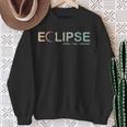 Solar Eclipse 2024 Total Solar Eclipse 40824 Sweatshirt Gifts for Old Women