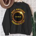 Solar Eclipse Best Birthday Ever Totality April 8 2024 Sweatshirt Gifts for Old Women