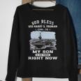My Son Is Uss Harry S Truman Cvn Sweatshirt Gifts for Old Women