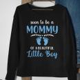 Soon To Be A Mommy Of A Beautiful Little Boy Pregnancy Sweatshirt Gifts for Old Women