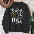Soon To Be Mrs 2024 Bride Future Bachelorette Party Wedding Sweatshirt Gifts for Old Women
