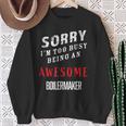 Sorry I'm Too Busy Being An Awesome Boilermaker Sweatshirt Gifts for Old Women