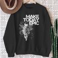 Space Galaxy Cool Graphic Spaceman Fashion Sweatshirt Gifts for Old Women