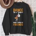 Square Dance Tanz In Einem Quadrat Bilde Einen Freundeskreis German Sweatshirt Geschenke für alte Frauen