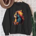 Squirrel Colourful Sweatshirt Geschenke für alte Frauen