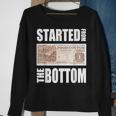 Started From Bottom Food Stamp Apparel Sweatshirt Gifts for Old Women