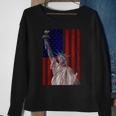 Statue Of Liberty Nyc Lady Liberty Monument Souvenir Sweatshirt Gifts for Old Women