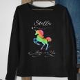 Stella Magic Einhorn Sweatshirt - Mystisches Pferd mit Regenbogenspritzern Geschenke für alte Frauen