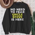 Steve Uncle Family Graphic Name Sweatshirt Gifts for Old Women