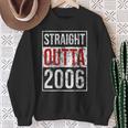Straight Outta 2006 Vintage Birthday Party N Sweatshirt Gifts for Old Women