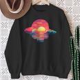 Straw Hat Sunset Pirate Ship Custom Anime Style Sweatshirt Gifts for Old Women