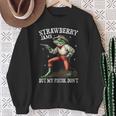 Strawberry Jams But My Pistol Don't Frog Meme Sweatshirt Gifts for Old Women