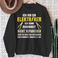 Stromriker Dummheit Reparieren Electronics German Language Sweatshirt Geschenke für alte Frauen