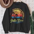 Sunset Punta Cana Beach Souvenir Dominican Republic Retro Sweatshirt Gifts for Old Women