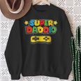 Super Daddio Gamer Dad Sweatshirt Gifts for Old Women