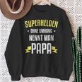 Superhelden Ohne Umhang Nennt Man Papa Sweatshirt Geschenke für alte Frauen