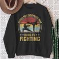 Surely Not Everybody Was Kung Fu Fighting Vintage Men Sweatshirt Gifts for Old Women