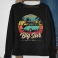 Surfer Big Sur California Beach Vintage Van Surf Sweatshirt Gifts for Old Women