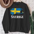 Sweden Sweden Elk Viking Scandinavia Sverige Norden Sweatshirt Geschenke für alte Frauen