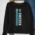 Sweden Soccer-Style Swedish Flag Sweatshirt Gifts for Old Women